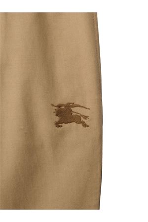 pantalone in cotone marrone BURBERRY KIDS | 8108878B9719